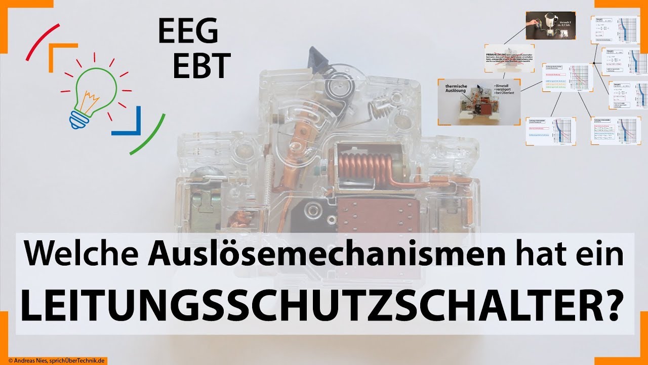 Leitungsschutzschalter #1 Auslösemechanismen ::  thermische und elektromagnetische Auslösung