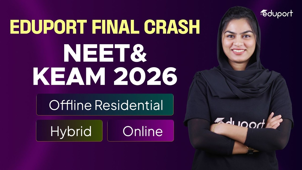 Eduport NEET&KEAM End Crash Batch Complete Details | Eduport Crash Program | Eduport