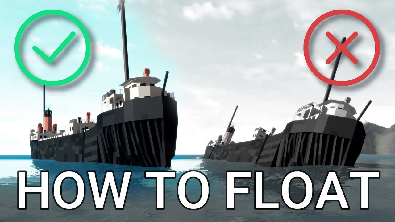 How to float a ship in Plane Crazy