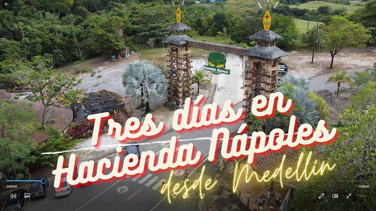 Tres días en la Hacienda Napoles viaje desde  Medellín