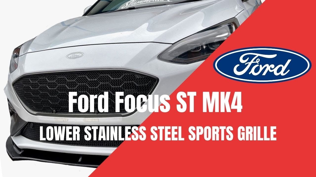 HOW TO - MK4 / 4.5  Focus ST Lower Grille Fitting Video | Zunsport