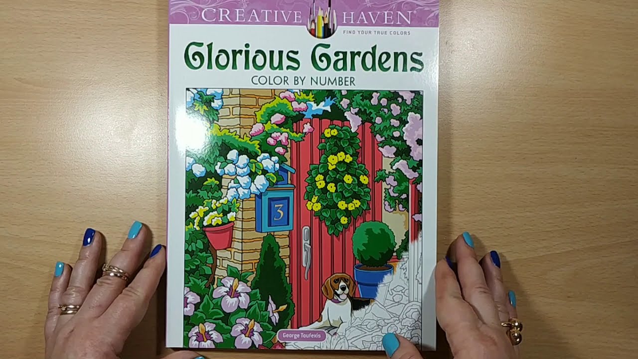 Glorious Garden color by number