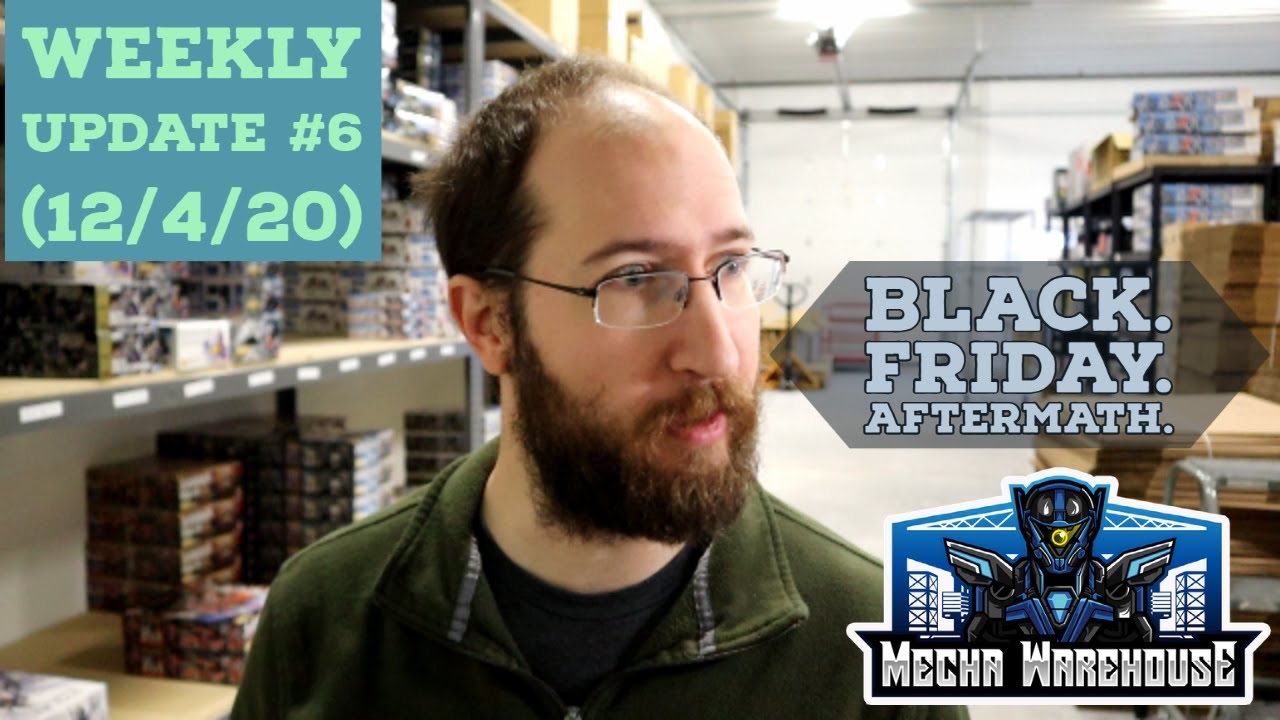 Weekly Update #6 - 12/4/20 - Black Friday Aftermath