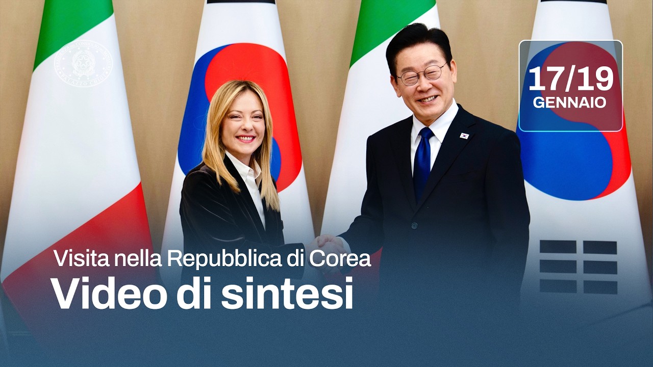 Visita del Presidente Meloni nella Repubblica di Corea