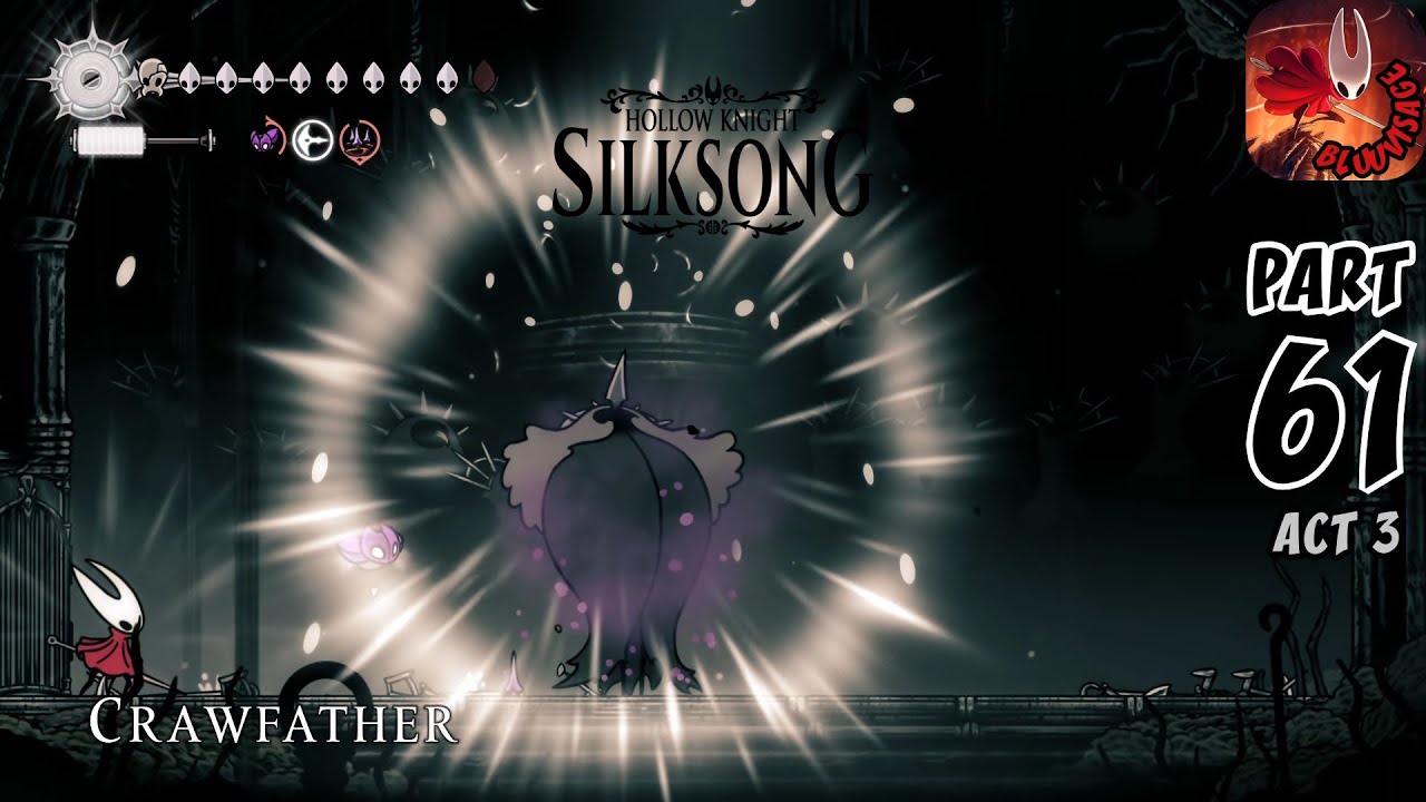 Прохождение игры Hollow Knight Silksong, часть 61 — Акт 3: Битва с боссом Кроуфазером | Призыв Кроу