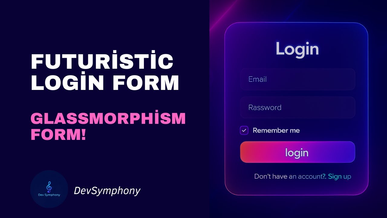 The BEST Glassmorphism Login Form I’ve Ever Made! 🔥 | Modern CSS Tutorial (HTML & CSS) 2026