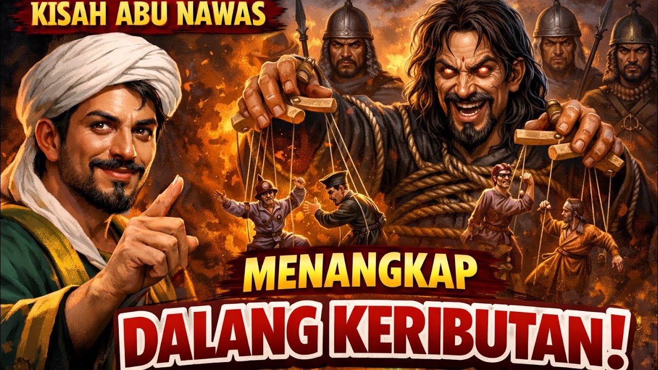 KECERDIKAN ABU NAWAS MENANGKAP DALANG KERIBUTAN || KISAH ABU NAWAS PENGANTAR TIDUR LELAP