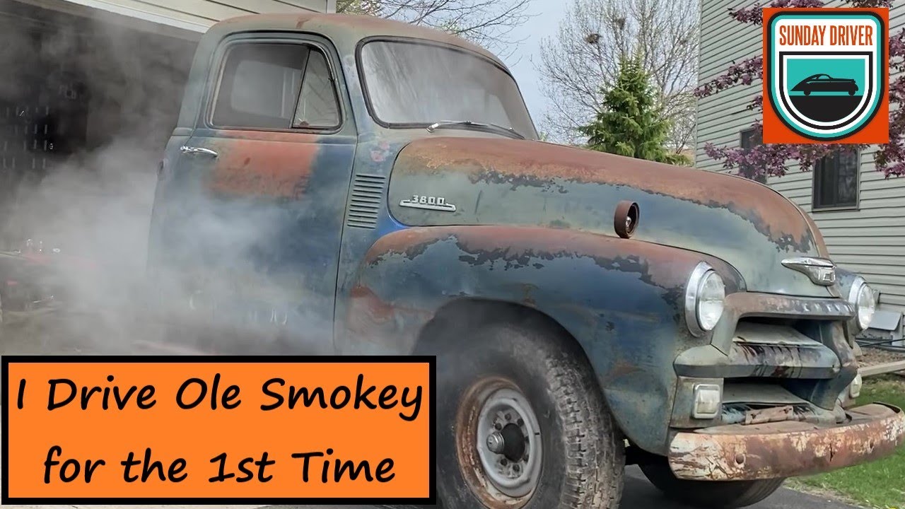 I Drive the 1954 Chevrolet Truck for the First Time | Sunday Driver