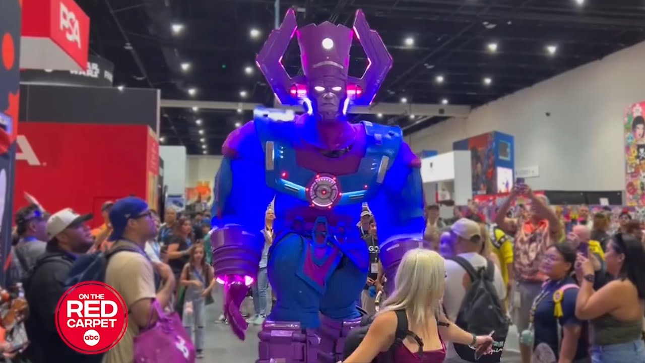 Marvel's Galactus walks among attendees at San Diego Comic-Con 2025 in massive cosplay