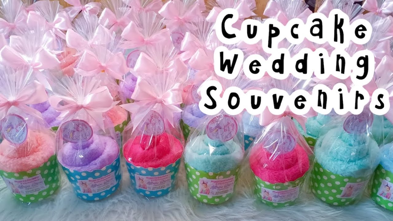 Cupcake Towels | SMART IDEA FOR WEDDING SOUVENIRS | simple and cheap