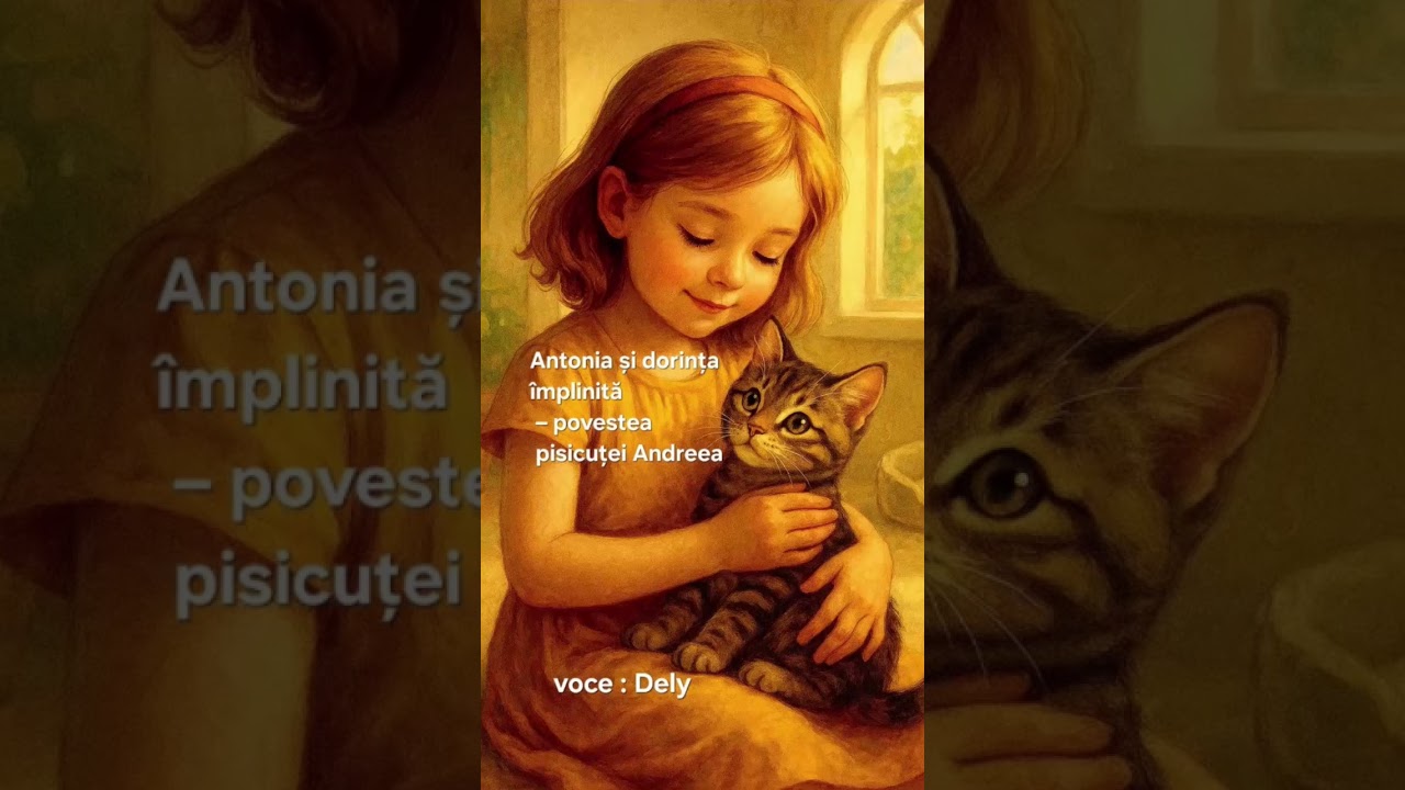 Antonia și dorința împlinită – povestea pisicuței Andreea 