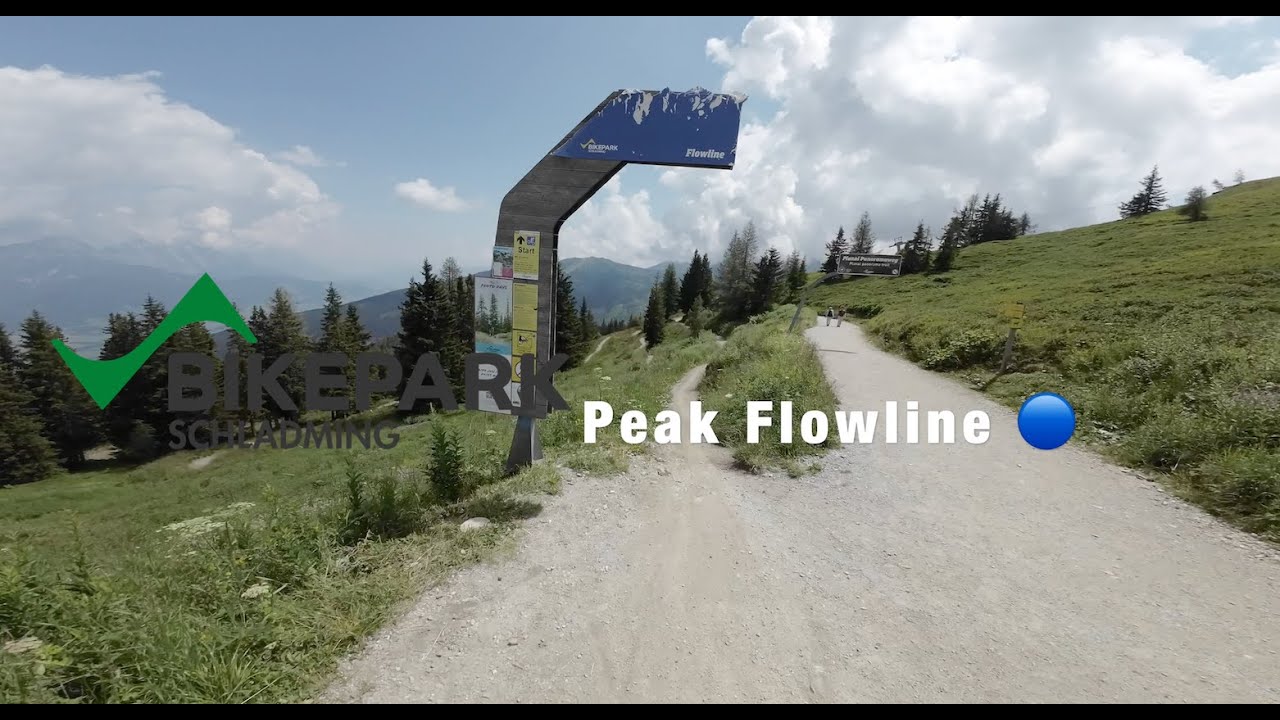 Peak Flowline 🔵 - Bikepark Schladming I 1st Rund Blind & Raw I Biketrip Schladming 2024 I YT Tues