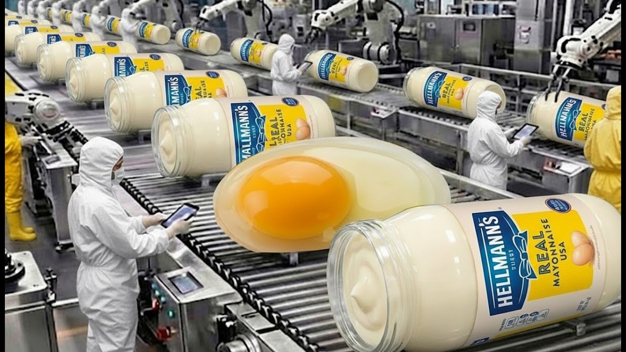 Inside a Mayonnaise Factory | How Hellmann's Real Mayonnaise is Made (Full Process)
