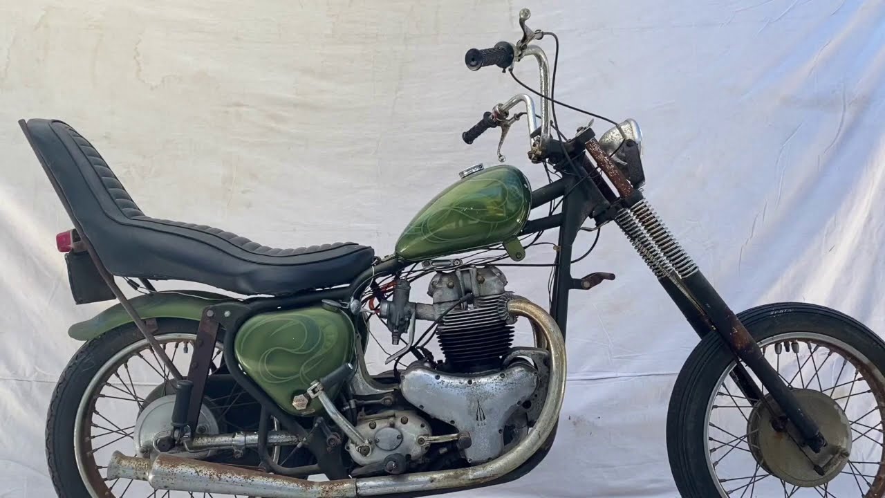 1961 BSA A10 Super Rocket Custom Chopper. For sale