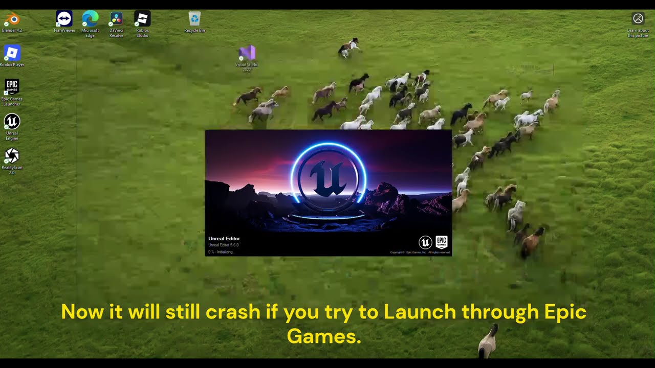 Unreal Engine 5.6 Update Startup crash Fix