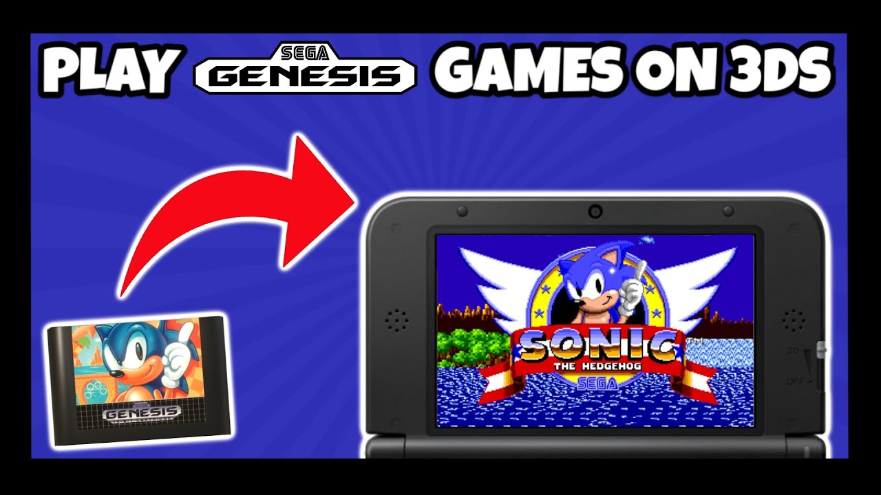 How to play Sega Genesis games on 3ds