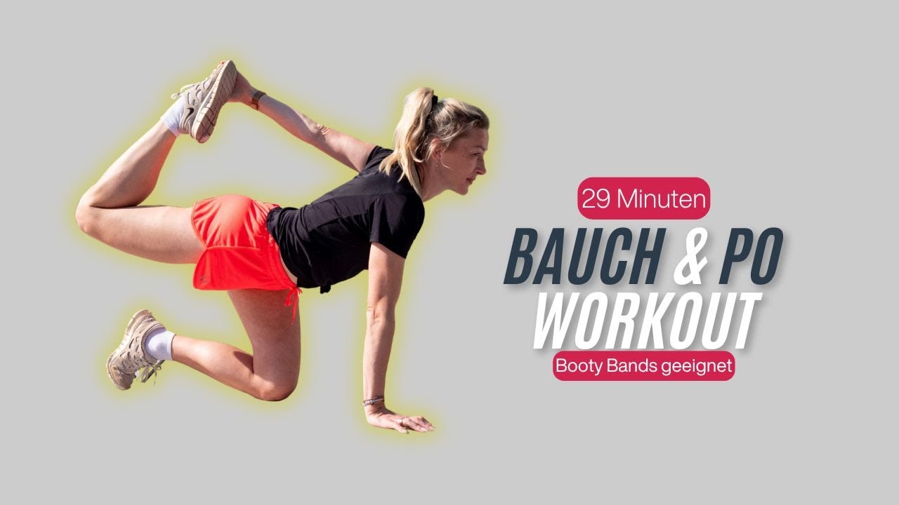 29 MINUTEN BAUCH + PO WORKOUT - Booty Bands geeignet // fit.physio.katrin