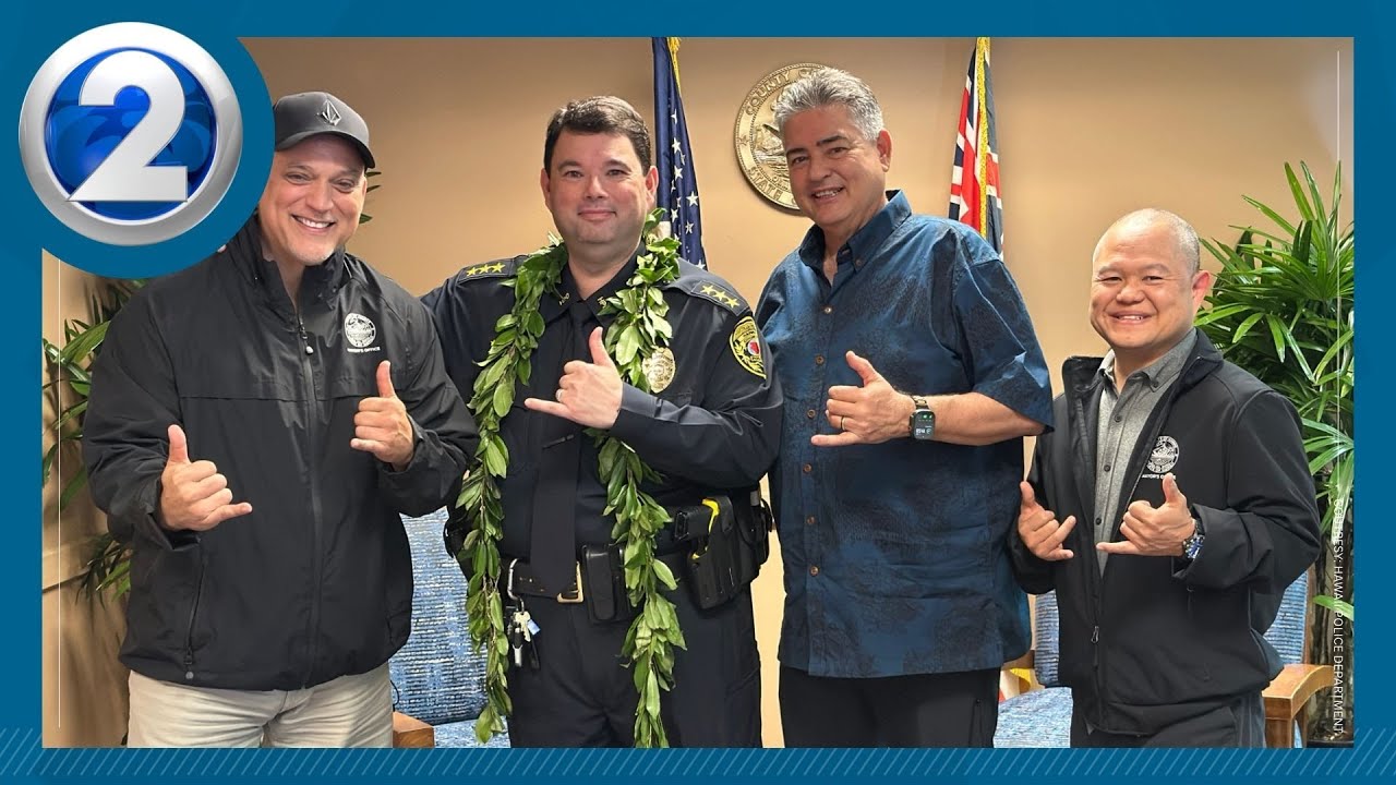 Reed Mahuna sworn in as Hawaii County’s new police chief
