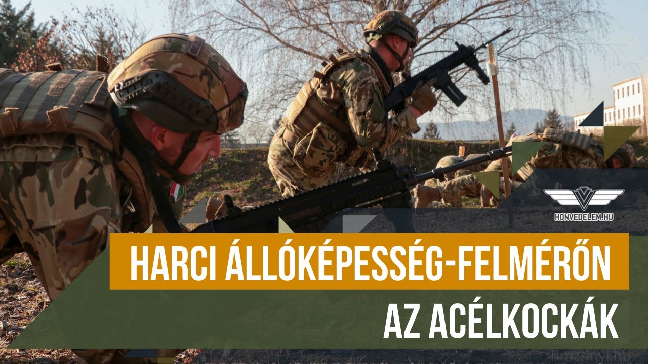 Harci Állóképesség-felmérőn az Acélkockák