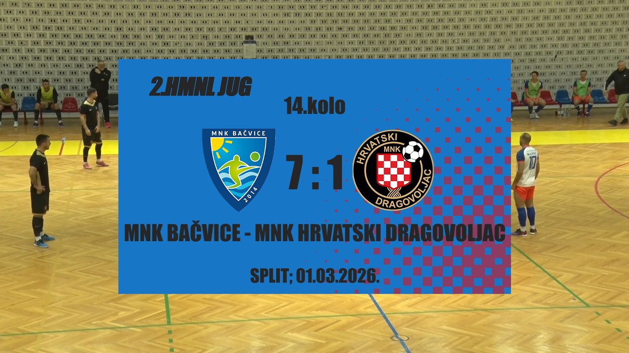 UMN_TV 2HMNL Jug_MNK Bačvice - MNK Hr.Dragovoljac (Sažetak)