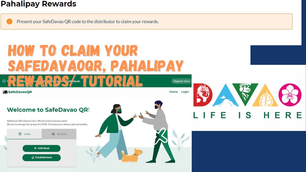 How to claim your SafeDavaoQR, Pahalipay rewards/ Tutorial