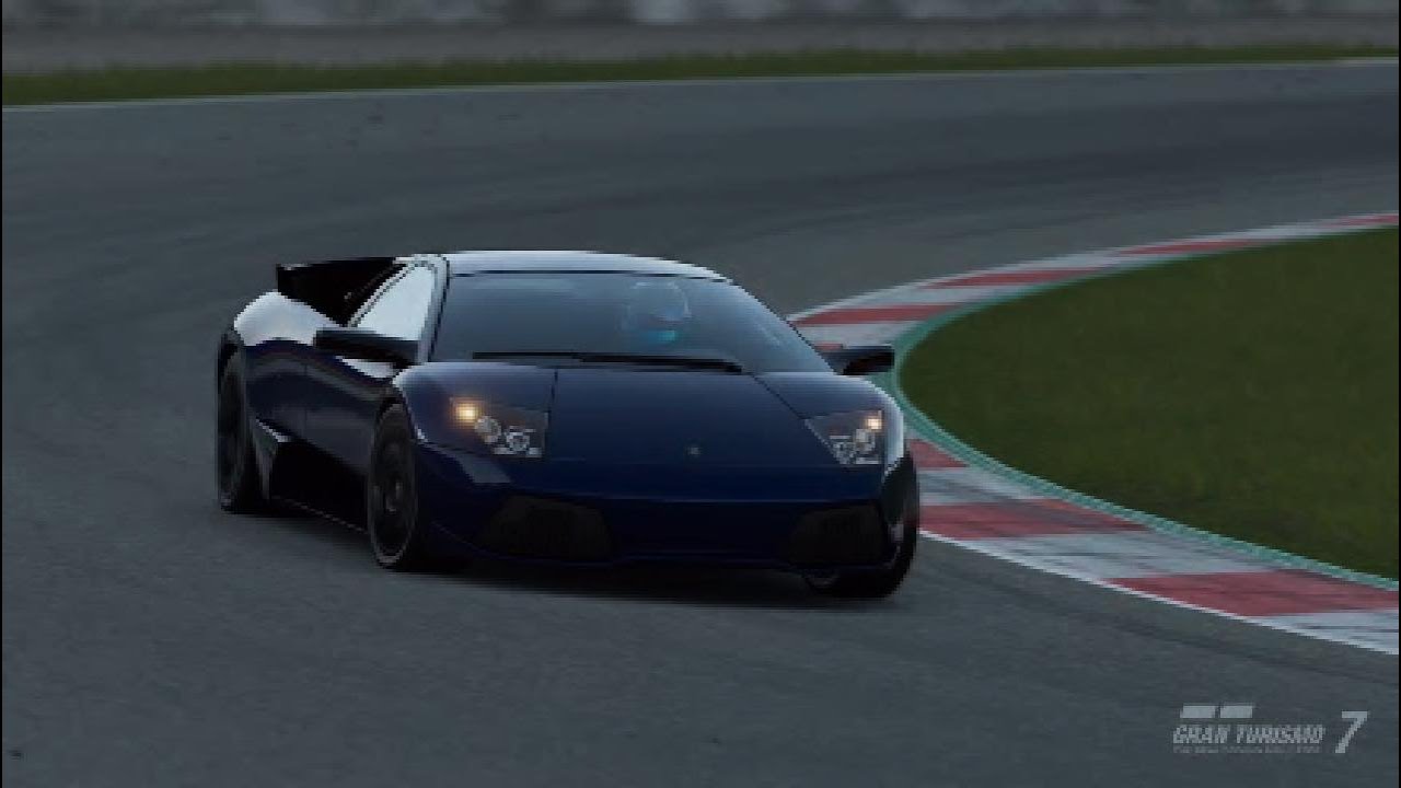 PS5 Gran Turismo 7 Lamborghini Murcielago LP 640 @ Circuit De Barcelona Catalunya GP No Chicane