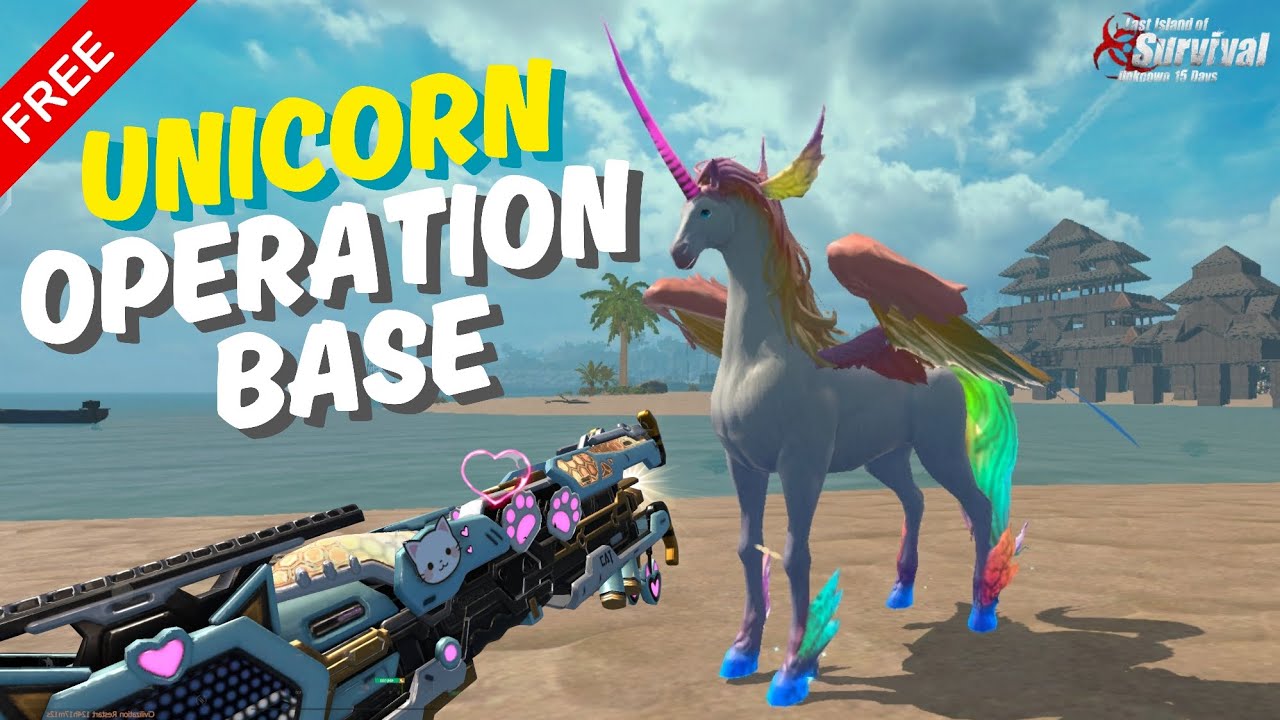 💫How to make Free Unicorn in Operation base ー Last island of survival 🔥🔥