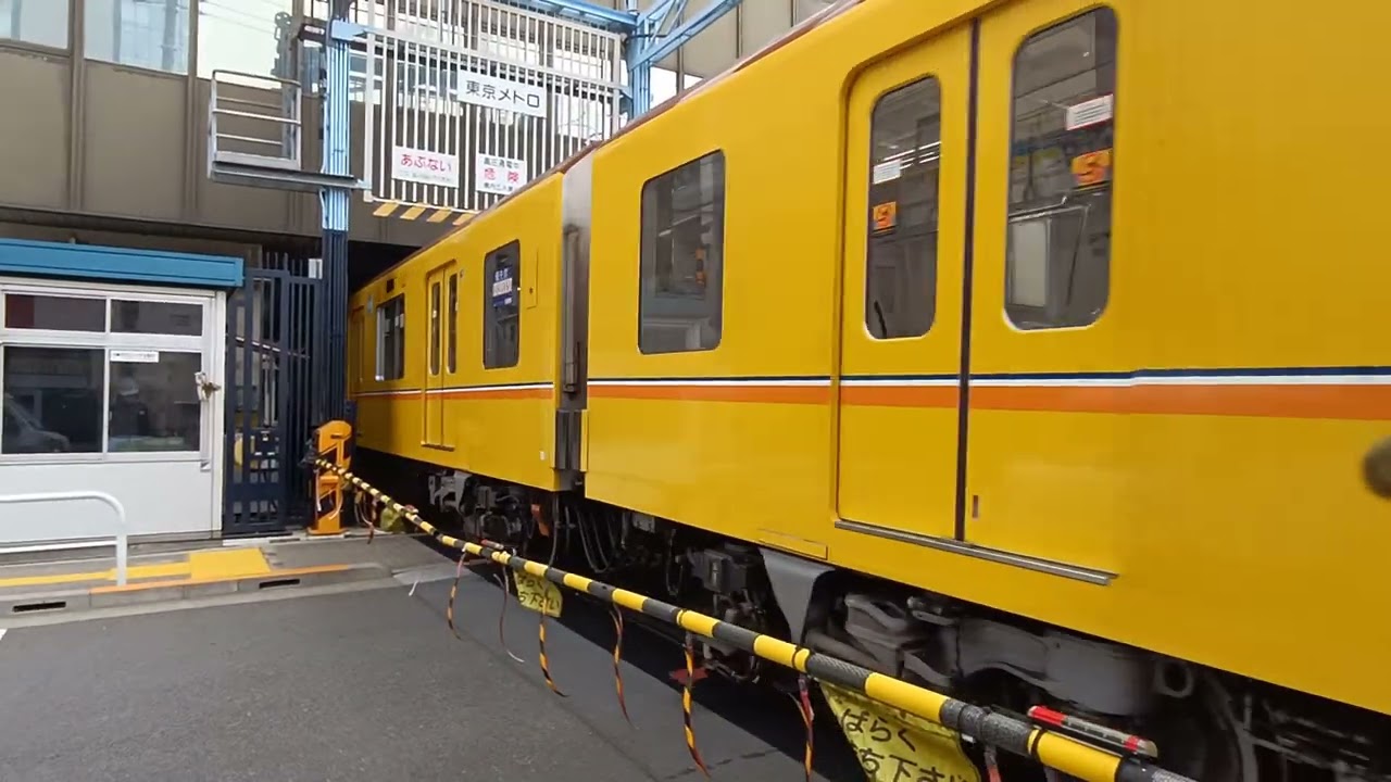 《’26.Jan.19》🚇️ The Tokyo Metro Ginza Line (Subway) comes above ground here and undergoes maintenance