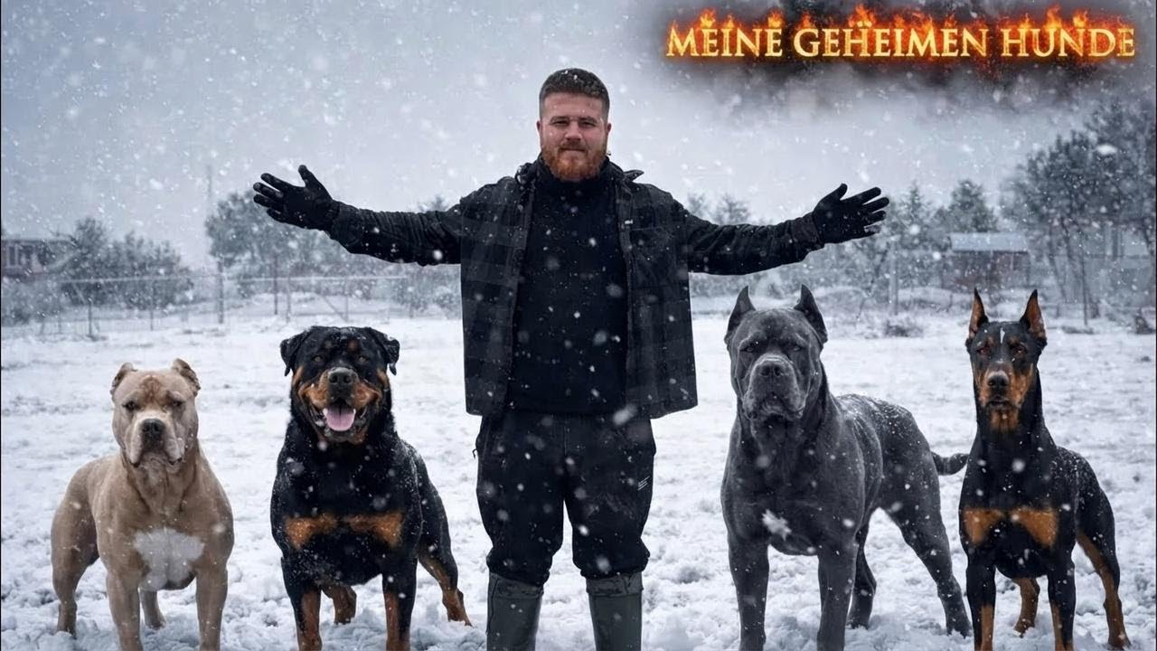 Meine geheim gehaltenen Hunde – Überraschung im verschneiten Hof!