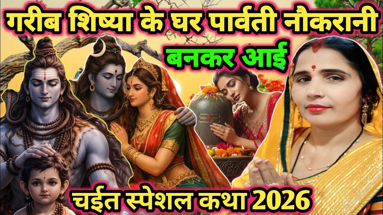 पार्वती नौकरानी बनी|shiv charcha|shiv charcha katha|shiv charcha geet|shiv charcha bhajan|#katha|