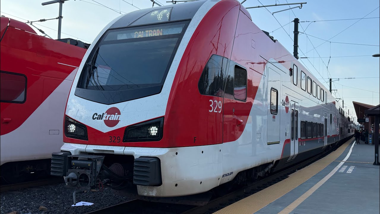Riding Caltrain Express 511 From San Jose To San Francisco CA Full Ride Video! 