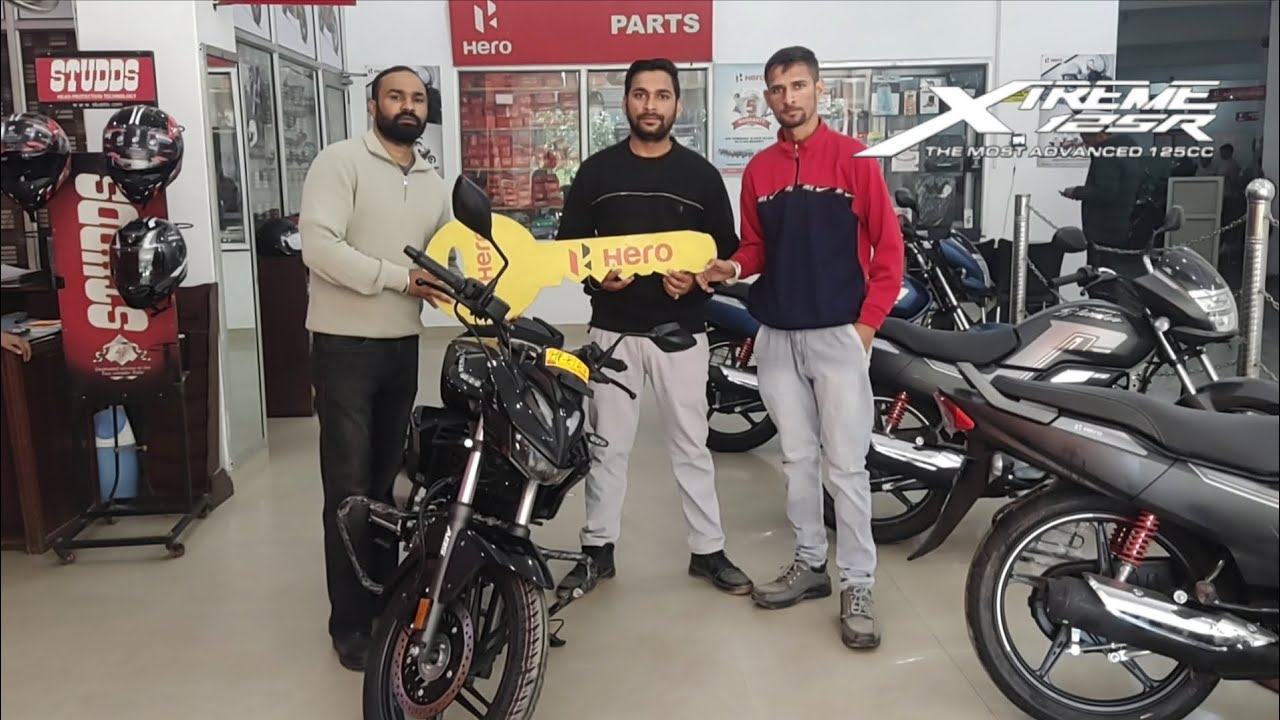 Taking Delivery of My New Hero Xtreme 125R | First Ride & Showroom Experience 🚀🏍️