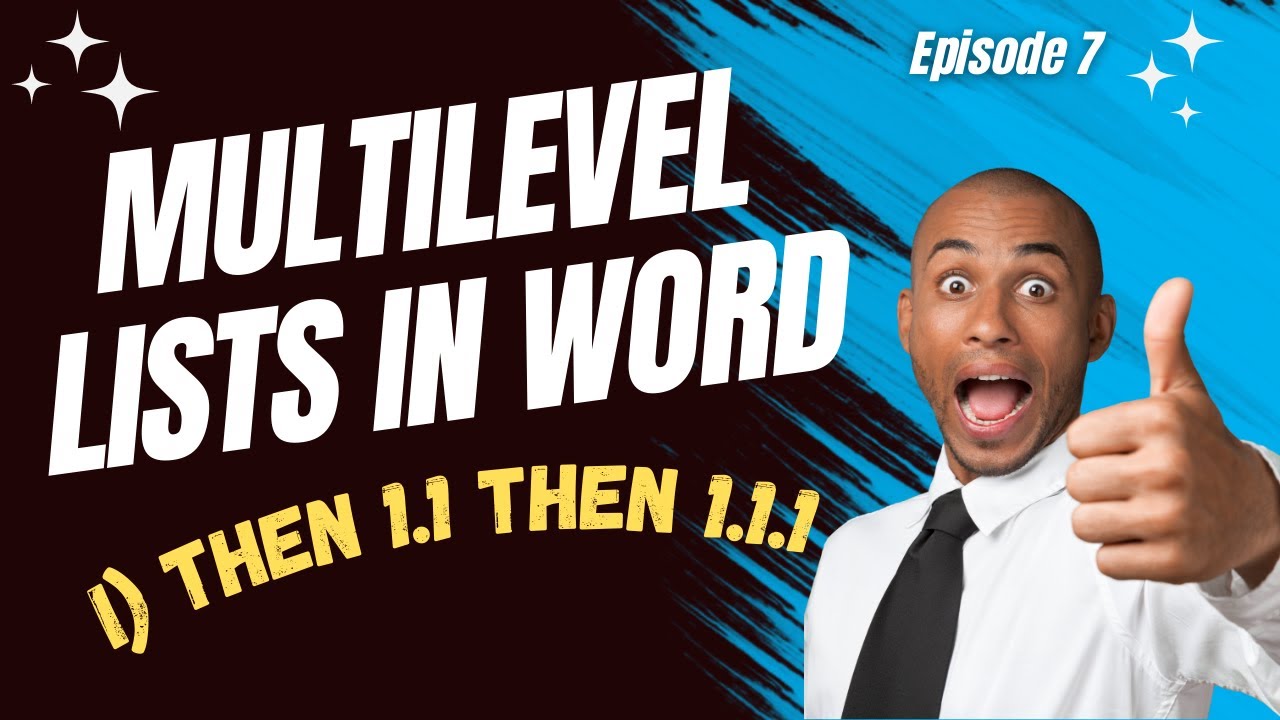 Эп07: Многоуровневая нумерация в Word That Goes i - 1.1 - 1.1.1