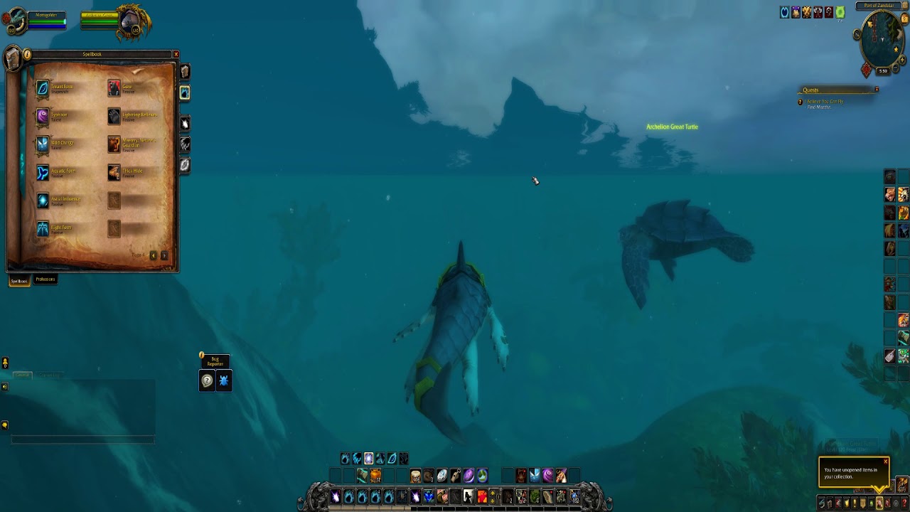[WoW] 8.1.5 PTR First Day - Zandalari Troll Druid Forms