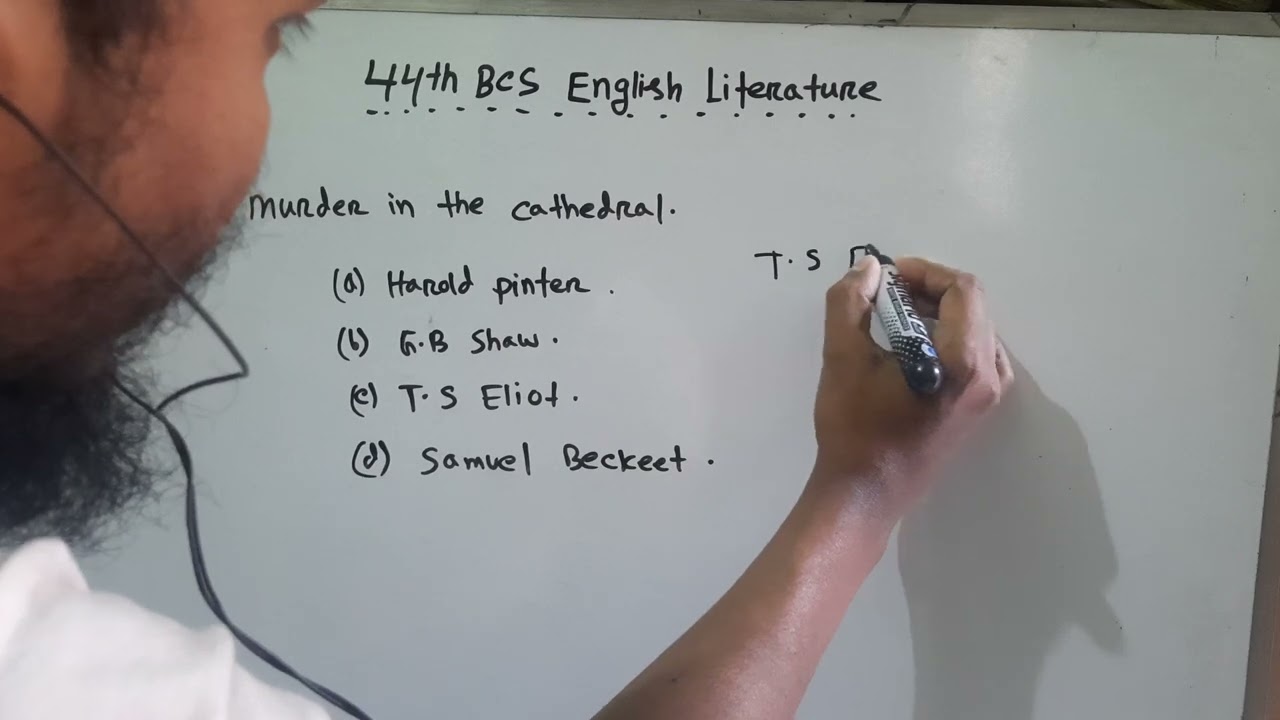 44th Bcs English Literature Question solution with explanation|44th bcs english literature(part1)