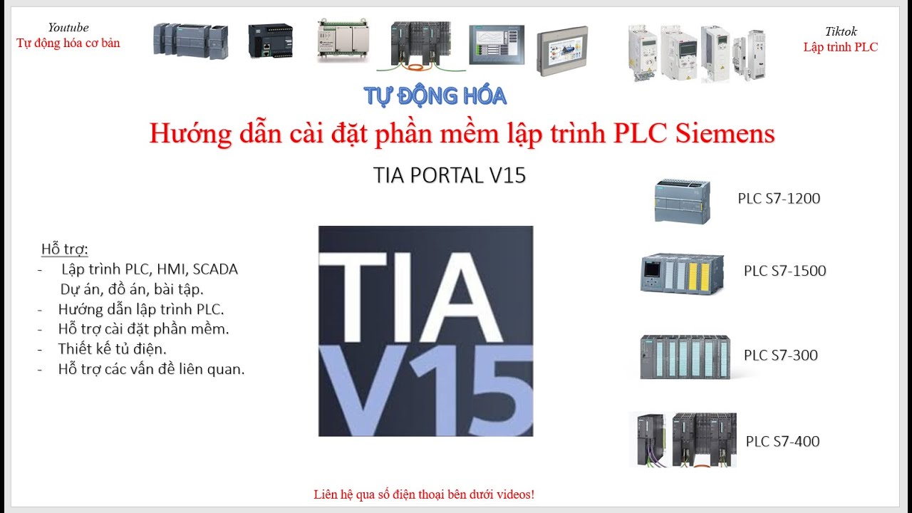Hỗ trợ, Hướng dẫn cài đặt phần mềm TIA V15 lập trình PLC Siemens không bị lỗi