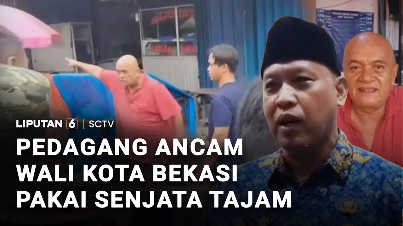 Pedagang Ancam Wali Kota Bekasi Pakai Senjata Tajam | Liputan 6