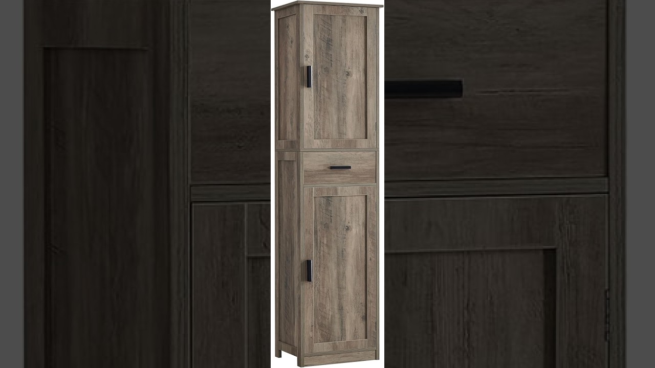 USIKEY 4-Shelf Bathroom Cabinet Review - Pros & Cons - Usikey storage cabinet