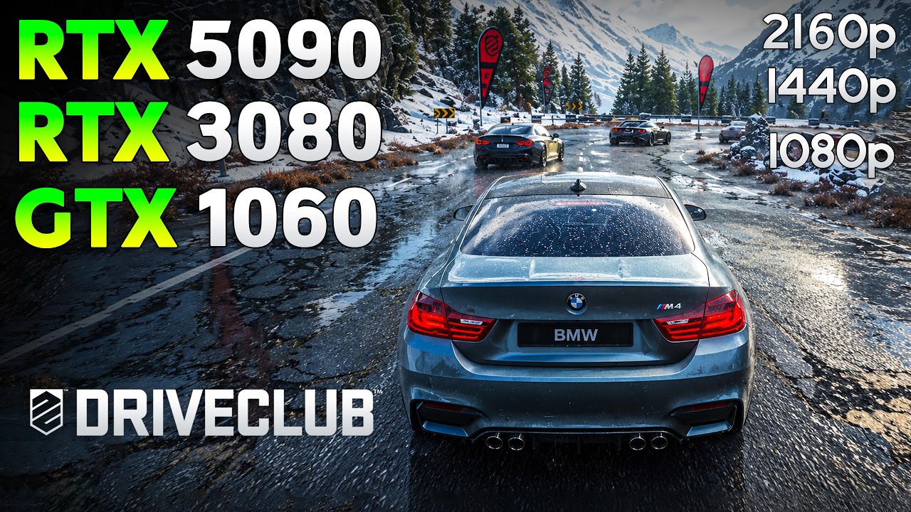 Driveclub PC Port : RTX 5090, RTX 3080, GTX 1060 | 1080p | 1440p | 4K