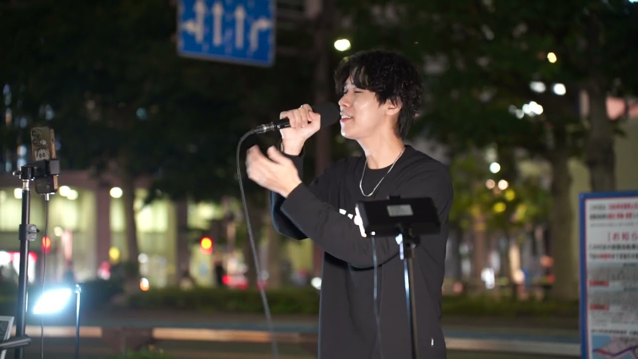 松村一輝(IKKI)「正解/RADWIMPS」cover 福岡天神路上ライブ