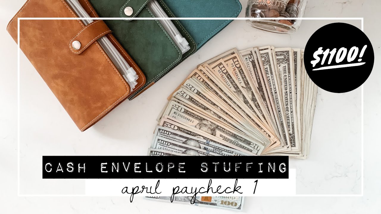 Cash Envelope Stuffing | Paycheck 1 April | How to Budget | One Income Budget | Cash Envelopes