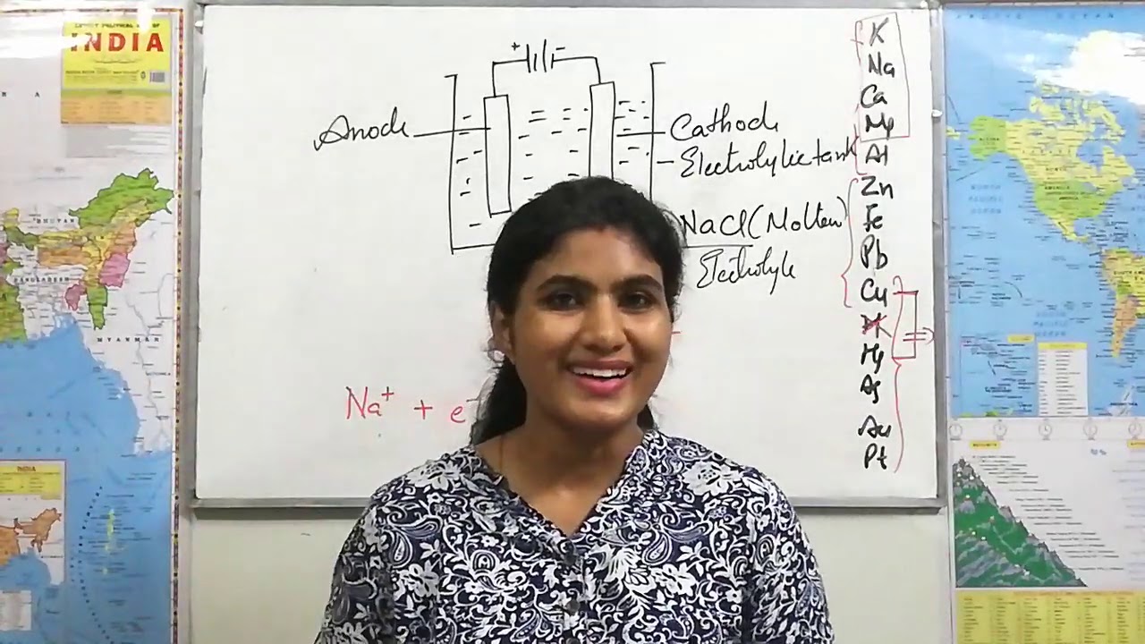 Electrolysis-Concentration of highly reactive elements.Ep 18 Class X(Metals and Non Metals) 14/09/20