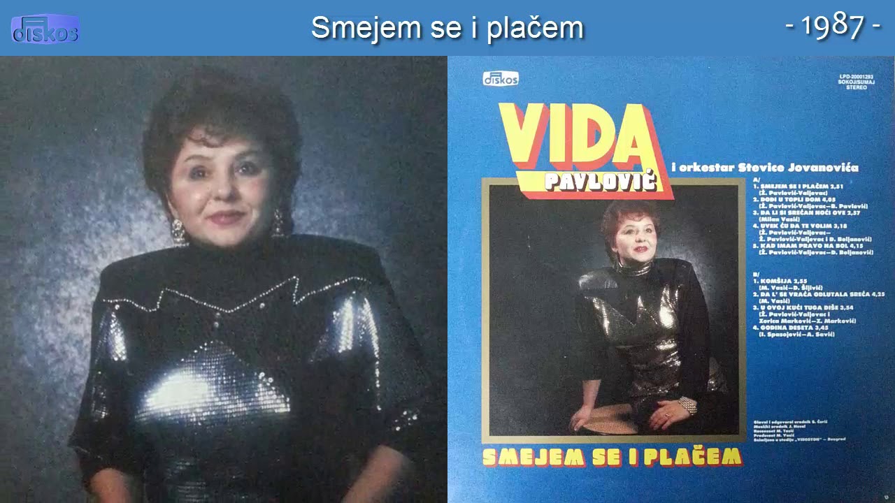 Vida Pavlovic - Smejem se i placem - (Audio 1987)