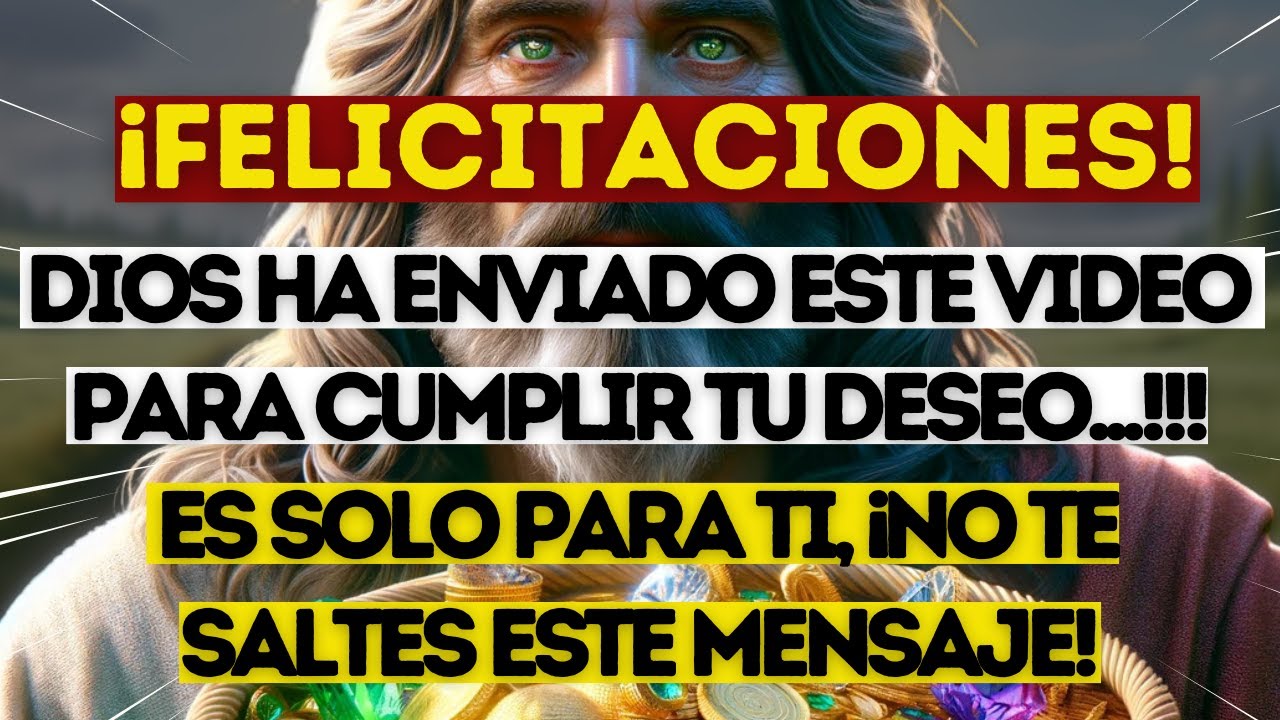 ⚠️¡NO ME RECHACES! 💌ERES MUY BENDECIDO SI ESTO LLEGÓ HASTA TI 🌟DIOS TE DICE HOY