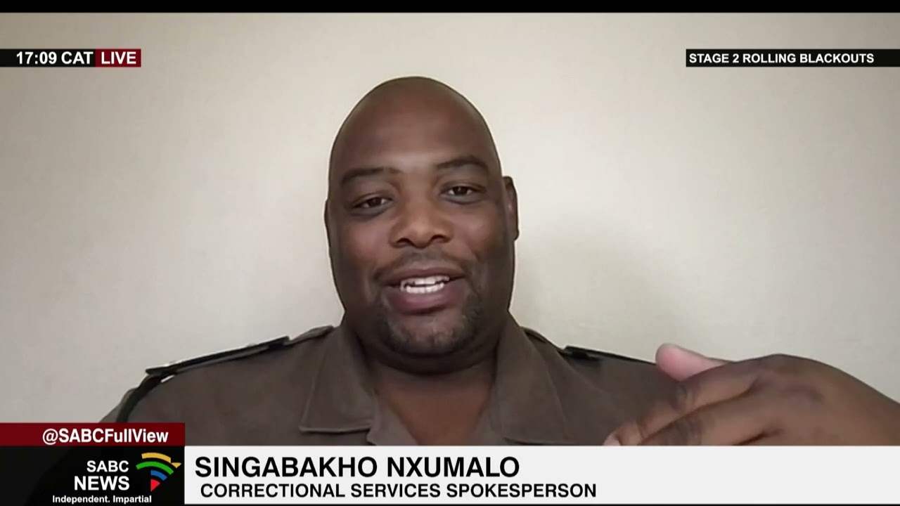 Dept of Correctional Services confirms that 