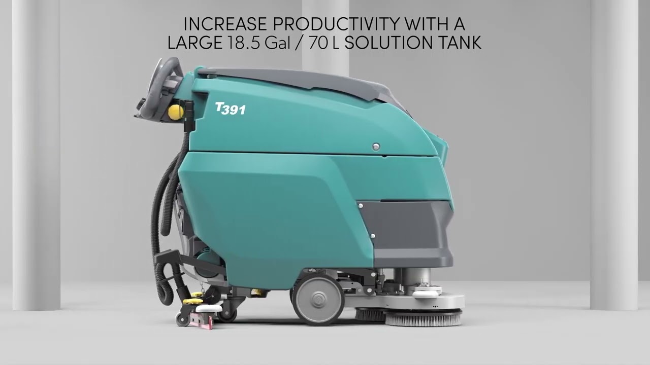 T391 Walk-Behind Scrubber: Product Overview
