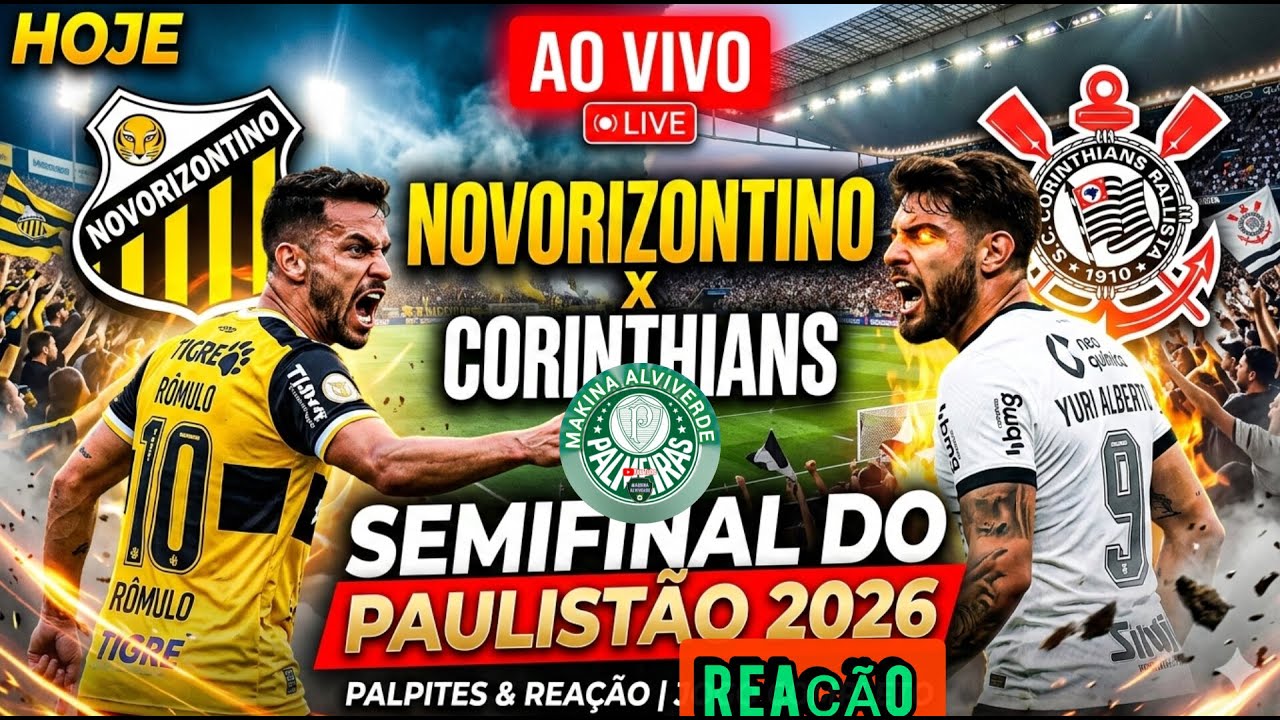 Novorizontino e Corinthians / Estamos ao vivo! React