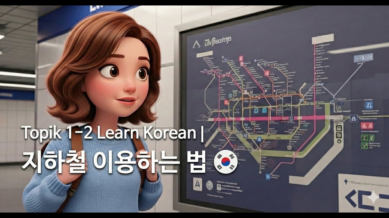 Topik1-2 Изучение корейского | Как пользоваться метро🚇
