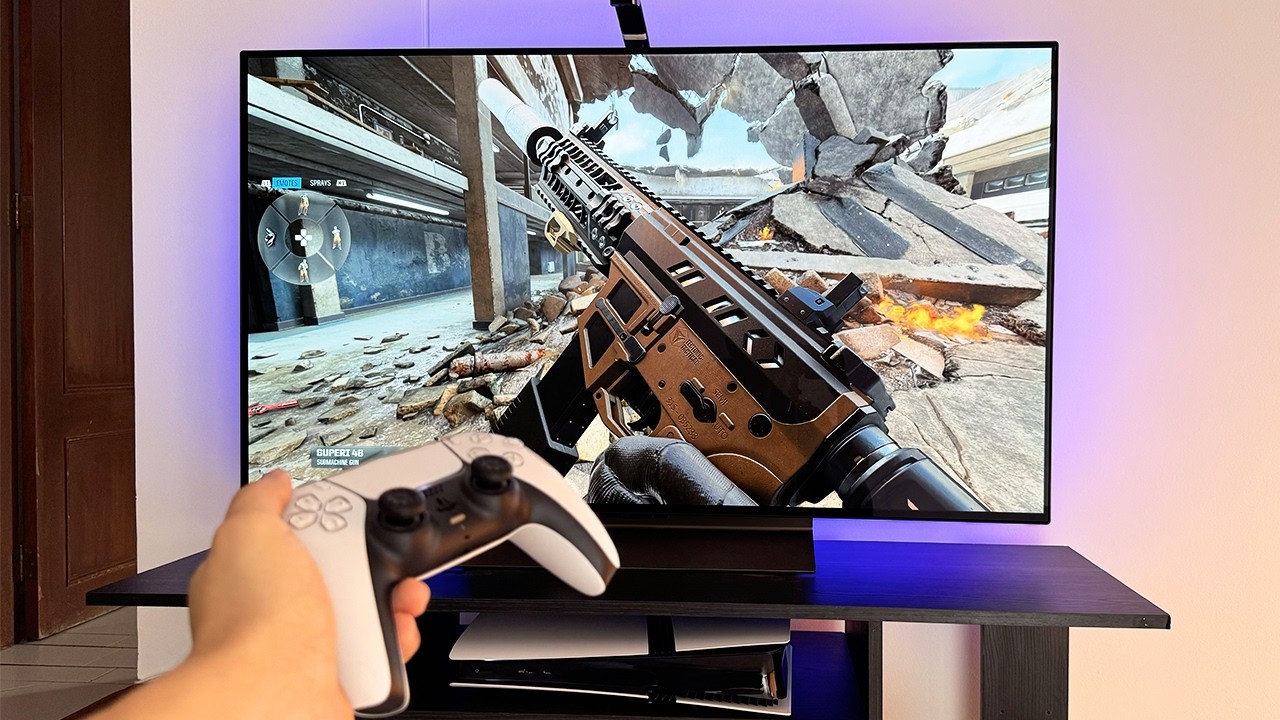 LG OLED C4 + Warzone PS5 Pro Gameplay 4K 120hz HDR | Govee TV Backlight 3