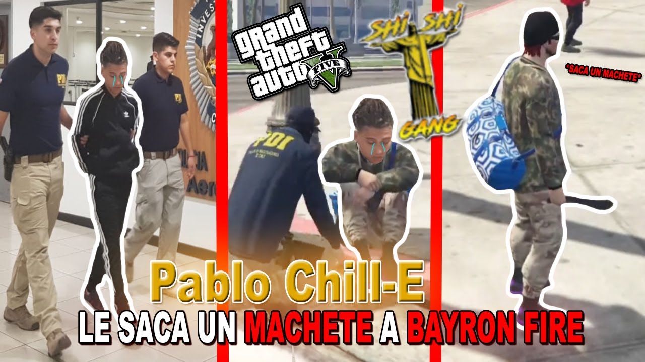 Pablo Chill-E  SE PONE A LLORAR PARA QUE NO LO LLEVE DETENIDO LA PDI l GTA  V ROLEPLAY #CHILE
